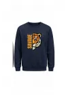 Mezatçı Dayı Savage Kaplan Baskılı Uzun Kollu Sweatshirt