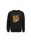 Mezatçı Dayı Savage Kaplan Baskılı Uzun Kollu Sweatshirt