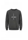 Mezatçı Dayı Relax Baskılı Uzun Kollu Sweatshirt