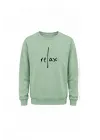 Mezatçı Dayı Relax Baskılı Uzun Kollu Sweatshirt