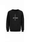 Mezatçı Dayı Relax Baskılı Uzun Kollu Sweatshirt