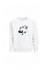 Mezatçı Dayı Pençe Baskılı Uzun Kollu Sweatshirt