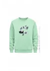 Mezatçı Dayı Pençe Baskılı Uzun Kollu Sweatshirt
