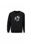Mezatçı Dayı Pençe Baskılı Uzun Kollu Sweatshirt
