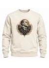 Mezatçı Dayı Özgür Ruh Baskılı Sweatshirt