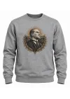Mezatçı Dayı Özgür Ruh Baskılı Sweatshirt