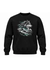 Mezatçı Dayı Özgür Ruh Baskılı Sweatshirt