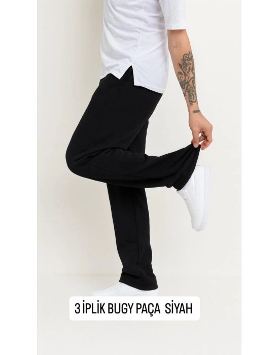 3İPLİK SİYAH EŞOFMAN ALTI