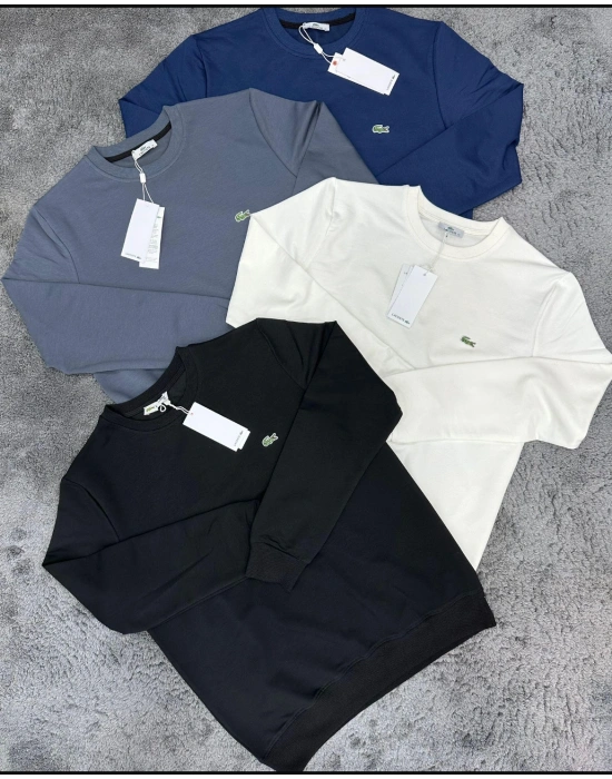 LACOSTE 2İPLİK SWEAT GRİ