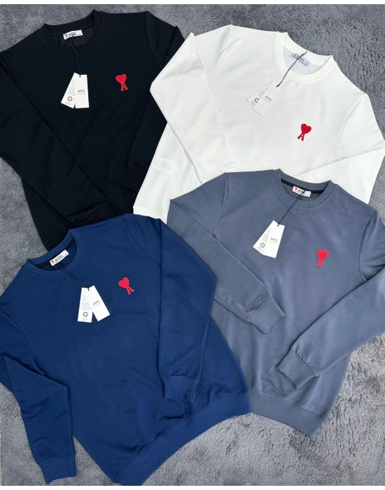 AMİ 2İPLİK SWEAT SİYAH