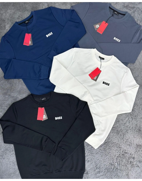 BOSS 2 İPLİK SWEAT LACİVERT