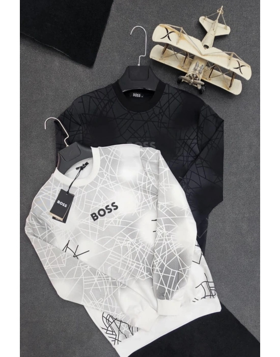 BOSS 2İPLİK SWEAT SİYAH