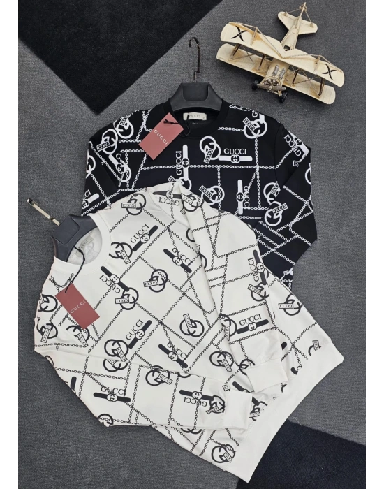 GUCCİ 2İPLİK SWEAT SİYAH