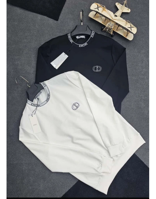 DIOR 2İPLİK SWEAT SİYAH