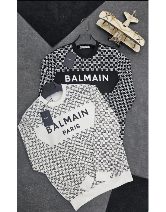 BALMAİN PARİS 2 İPLİK SWEAT BEYAZ
