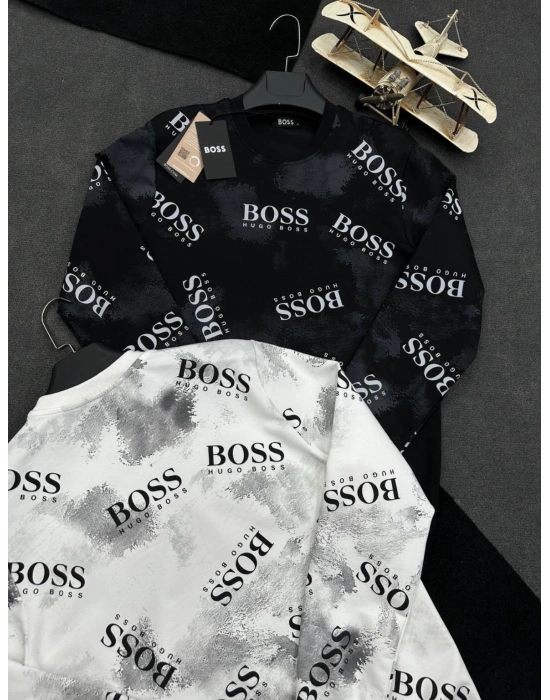BOSS 2 İPLİK SWEAT SİYAH