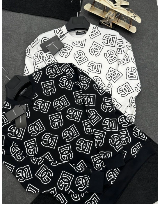 DOLCE GABBANA 2İPLİK SWEAT SİYAH