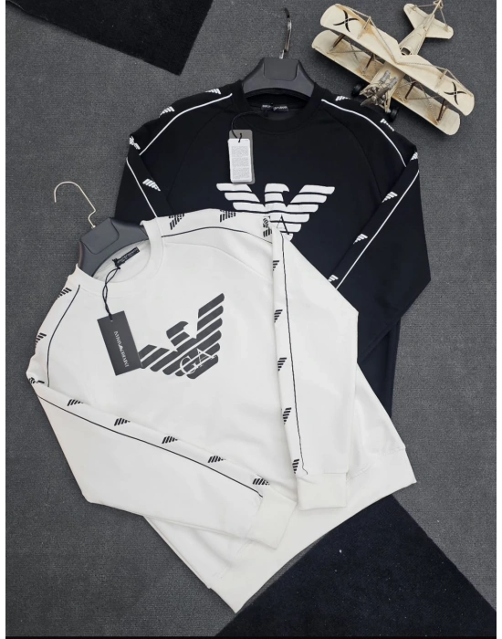 ARMANİ 2İPLİK SWEAT SİYAH