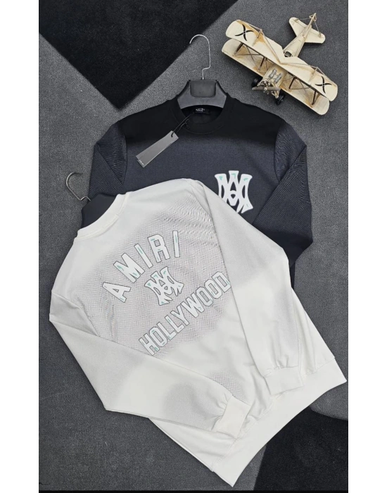 AMİRİ 2İPLİK SWEAT SİYAH