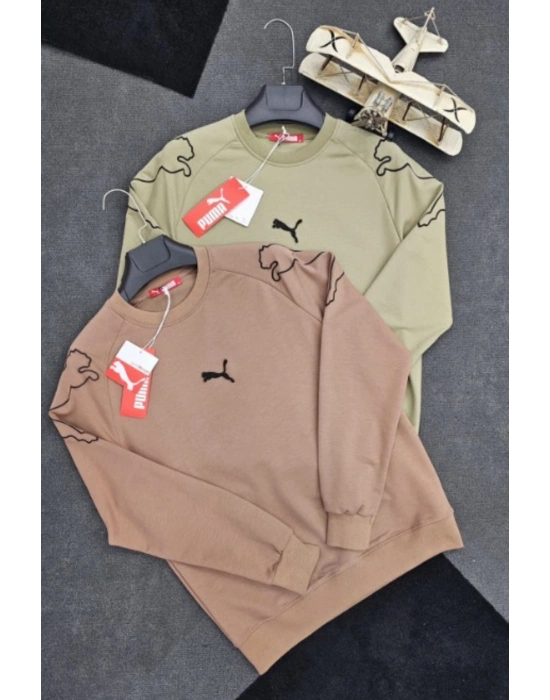 PUMA 2İPLİK SWEAT YEŞİL