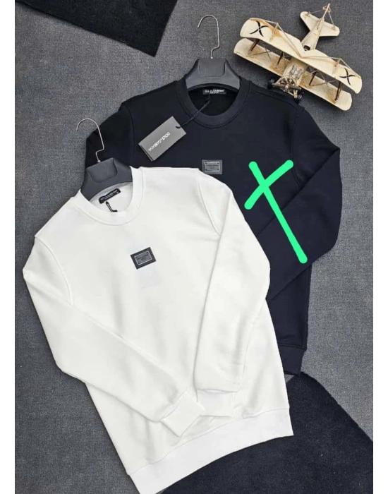 DOLCE GABBANA 2İPLİK SWEAT BEYAZ