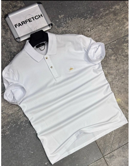 BEYAZ POLO YAKA LORO PİAMA