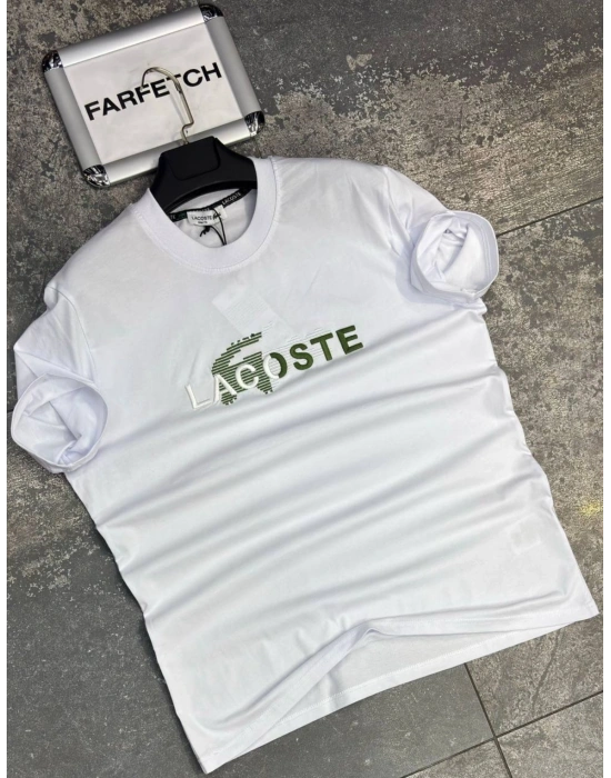 BEYAZ LACOSTE TİŞÖRT