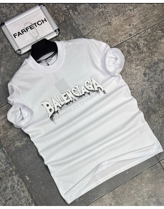 BEYAZ BALENCIAGA TİŞÖRT