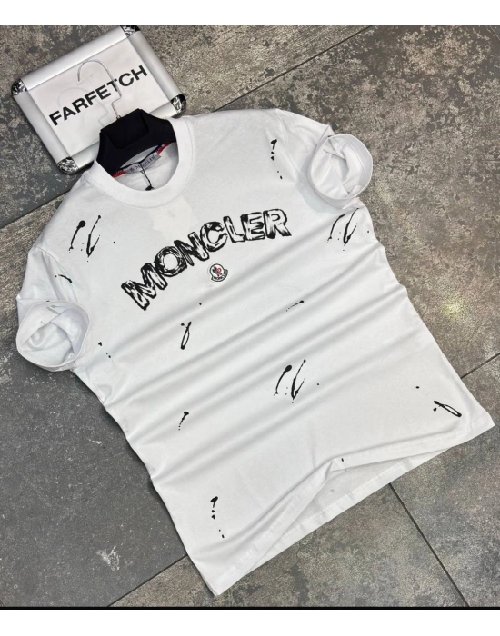 BEYAZ MONCLER TİŞÖRT
