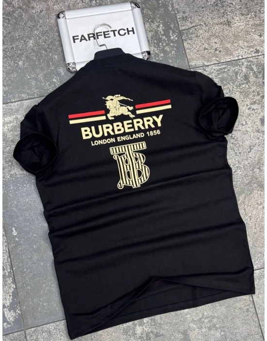 SİYAH BURBERRY TİŞÖRT