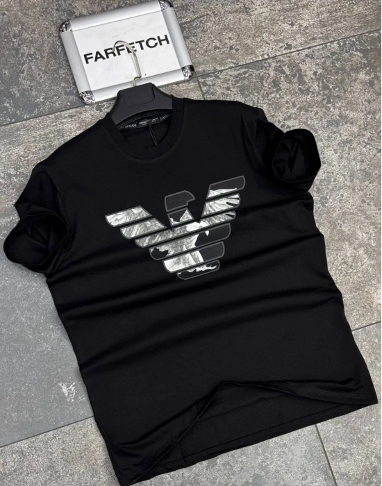 SİYAH ARMANİ TİŞÖRT