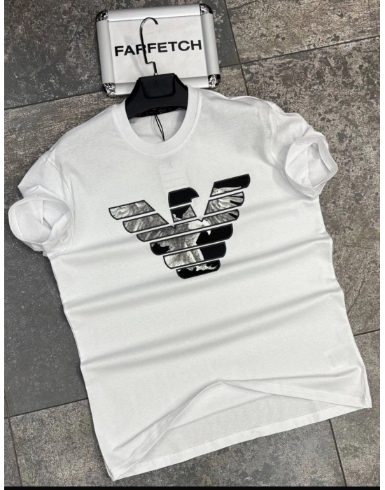 BEYAZ ARMANİ TİŞÖRT