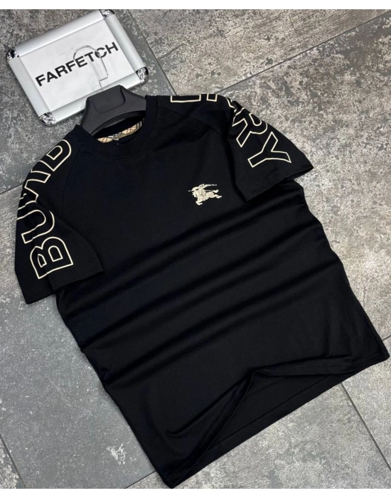 SİYAH BURBERRY TİŞÖRT