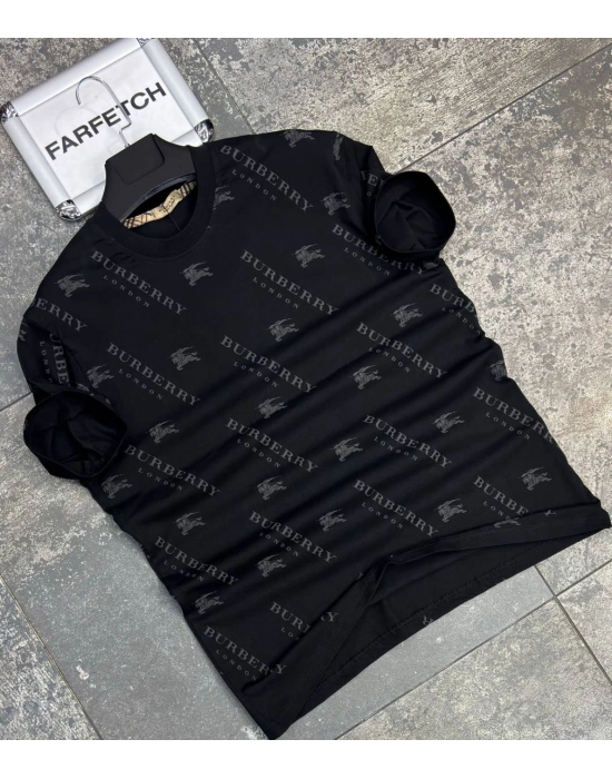 SİYAH BURBERRY TİŞÖRT