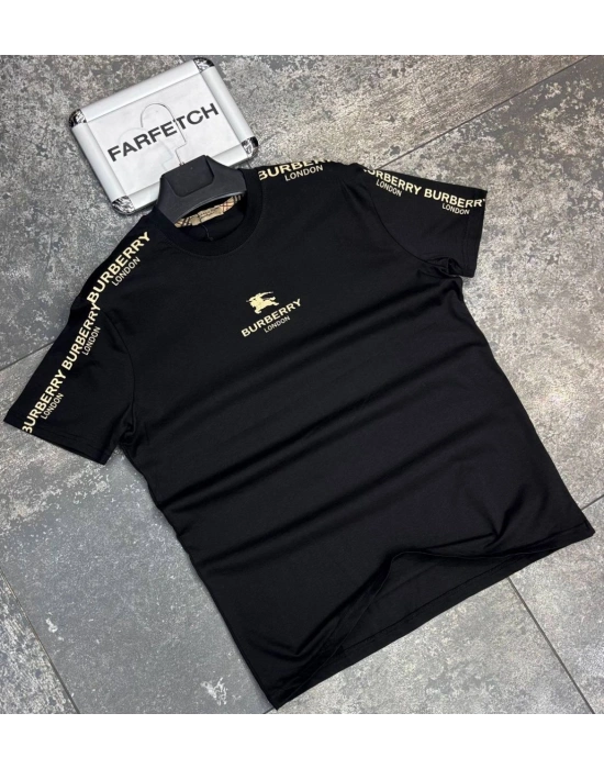 SİYAH BURBERRY TİŞÖRT