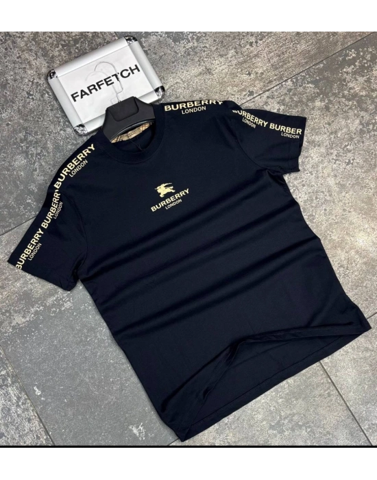 LACİVERT BURBERRY TİŞÖRT