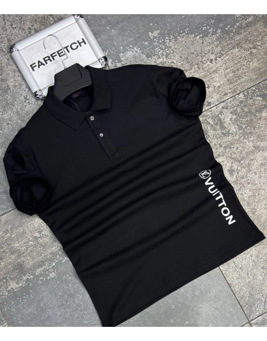 SİYAH POLO YAKA LOUIS VUITTON