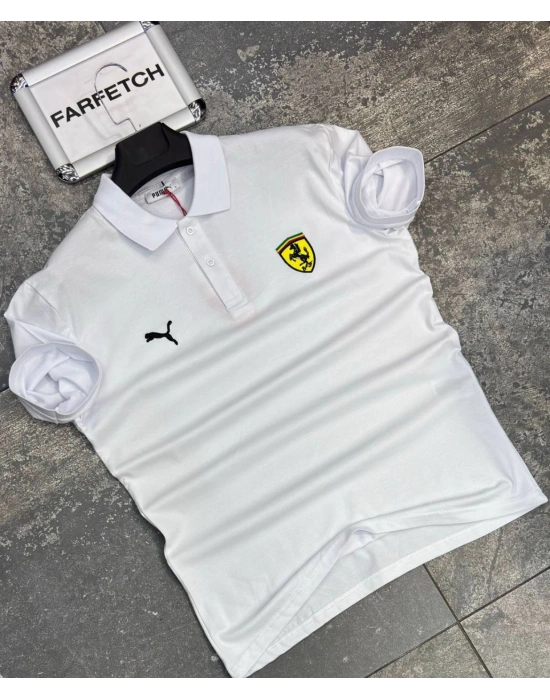 BEYAZ POLO YAKA PUMA