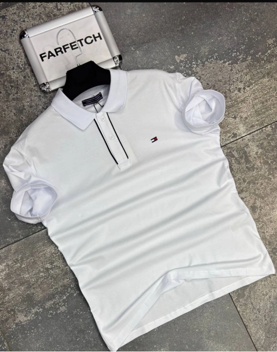 BEYAZ POLO YAKA TOMMY
