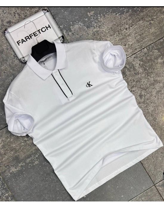 BEYAZ POLO YAKA CALVİN KLEİN