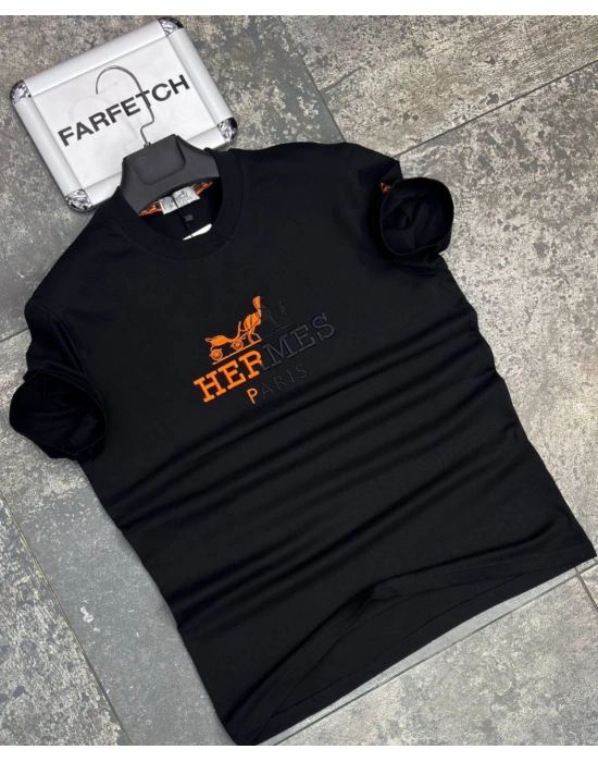 SİYAH HERMES TİŞÖRT