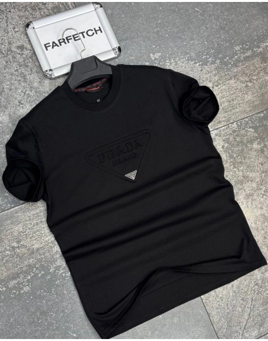 SİYAH PRADA TİŞÖRT