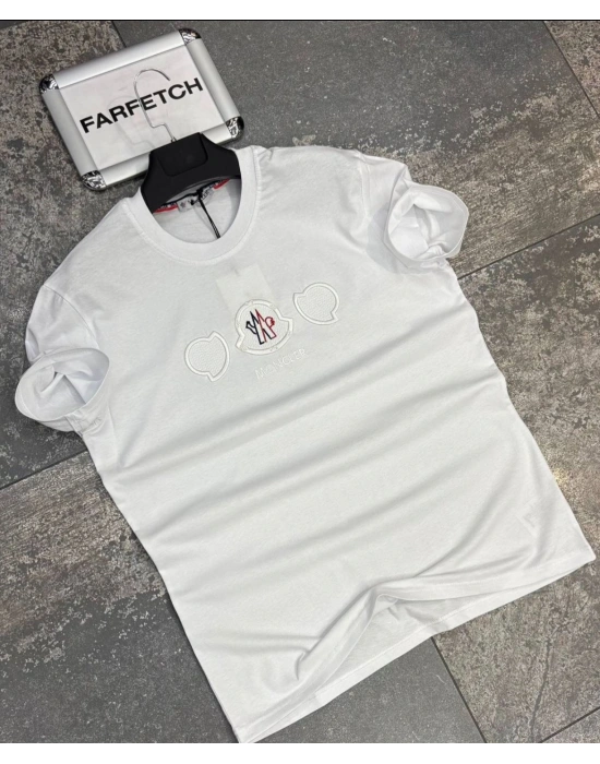 BEYAZ MONCLER TİŞÖRT