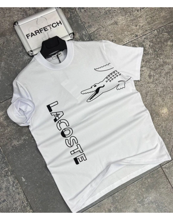 BEYAZ LACOSTE TİŞÖRT