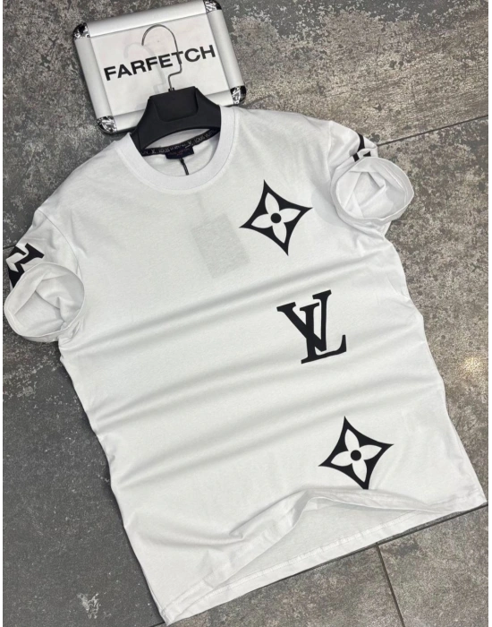 BEYAZ LOUIS VUITTON TİŞÖRT