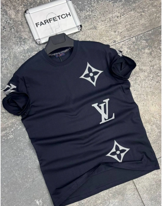 LACİVERT LOUIS VUITTON TİŞÖRT