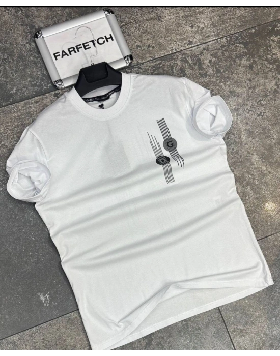 BEYAZ DOLCE GABBANA TİŞÖRT