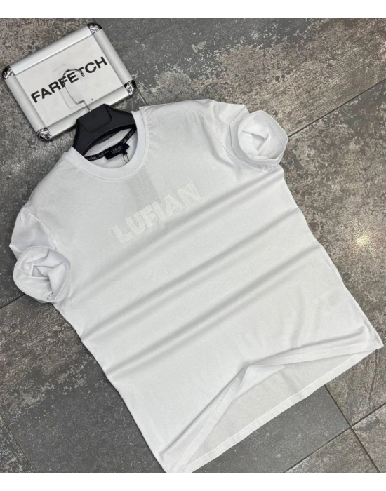 BEYAZ LUFIAN TİŞÖRT