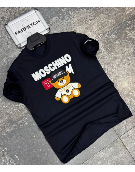 LACİVERT MOSCHINO TİŞÖRT
