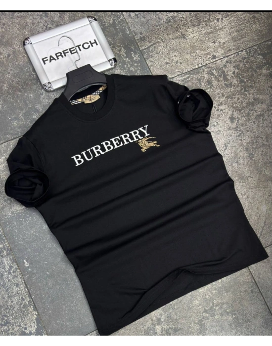 SİYAH BURBERRY TİŞÖRT